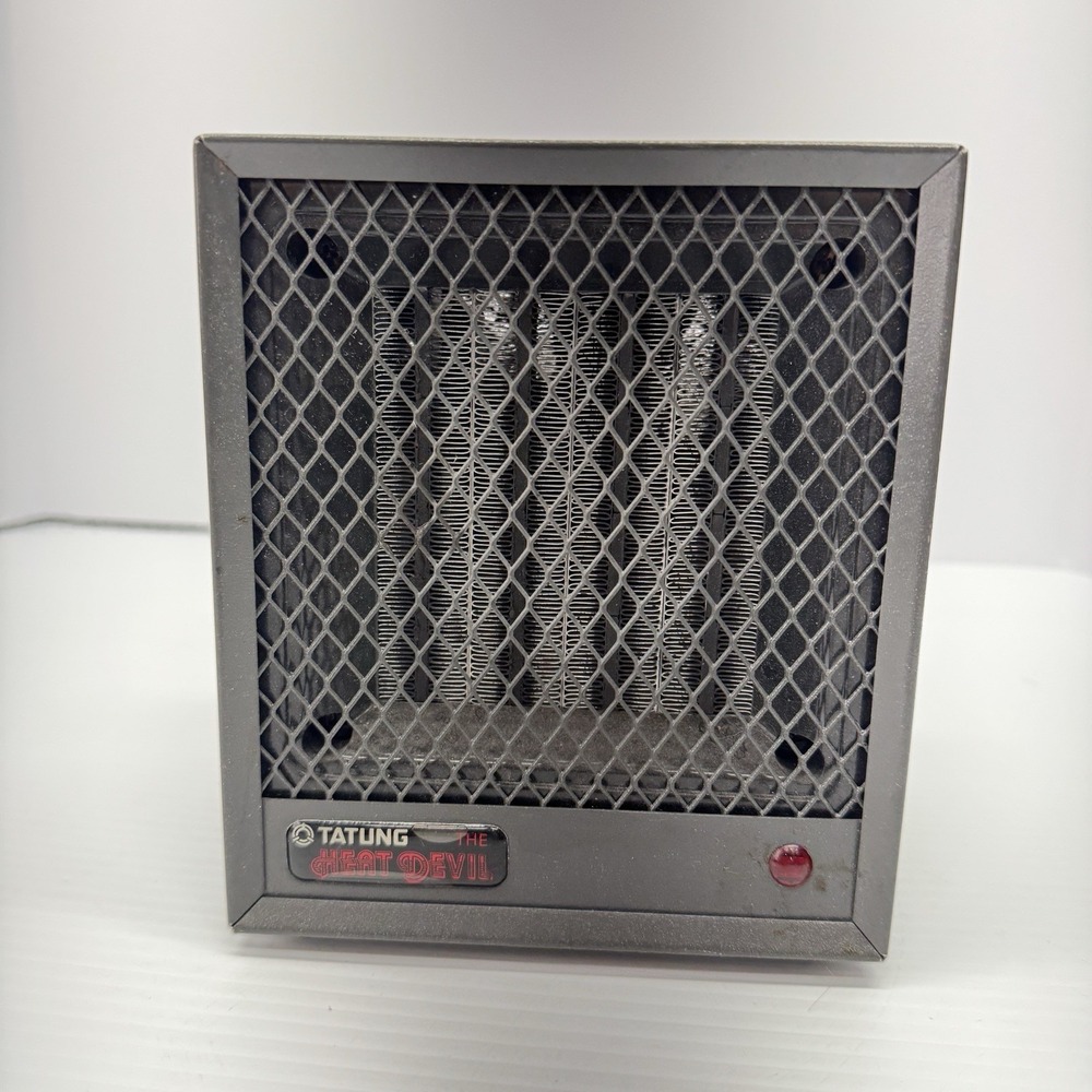 VTG TATUNG The Heat Devil Mini Heater 1500W 5200BTUs EH-5710 1988 Space Heater